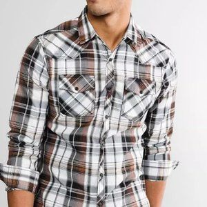 Plaid Athletic Button Down